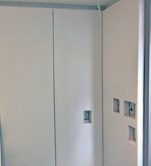 Wall padding, corner install